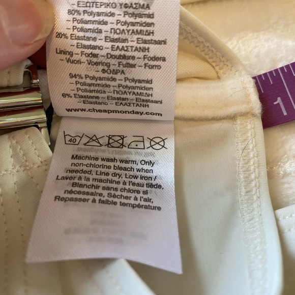 Cheap Monday Ocean Bikini set off white Medium - Picture 5 of 5